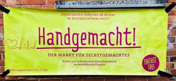 Banner mit Text: Hangemacht